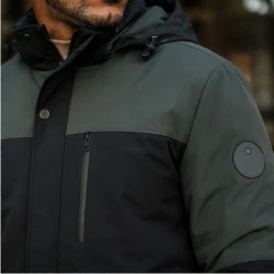 Jaqueta Masculina Maveno em Interior Forrado Térmico a Prova D'Água e Capuz Removível +BRINDES: Relógio, Cinto e Carteira
