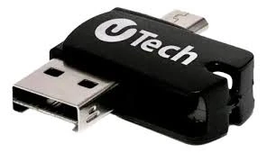Pen Drive 3 em 1 Utech 8GB Preto - MFOTG8GB