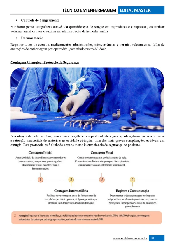 Técnico em Enfermagem - Ministério da Saúde