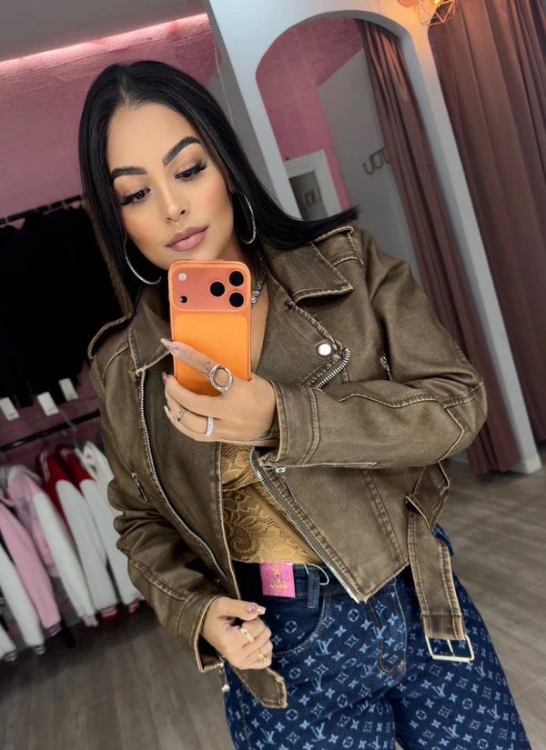 JAQUETA ZARA MARROM