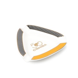 Cinzeiro para 3 Charutos de Cerâmica 50 Anos Cohiba - Branco