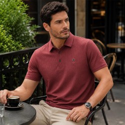[LEVE 5 PAGUE 3] Polo Masculina Ravello em Malha Seda Gelo e Elastano Premium (Sofisticação em Cada Detalhe)