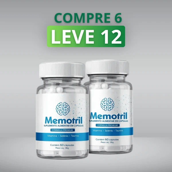 Memotril - 10% de Desconto no Pix + Frete Grátis