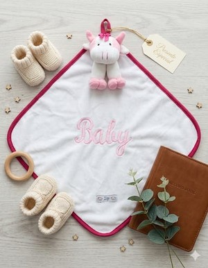NANINHA ZIP BLANKET CETIM BABY ROSA