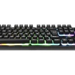 Teclado Gamer HP K500F USB RGB Preto