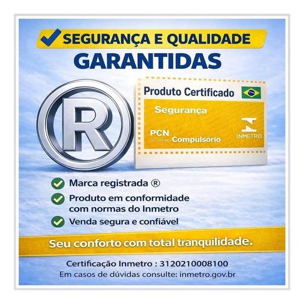 Lençol Térmico Luxo 100% Algodão com Controle de Temperatura
