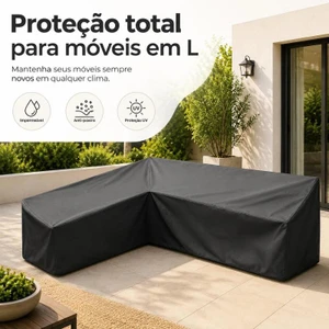 Capa Impermeável para Sofá em L