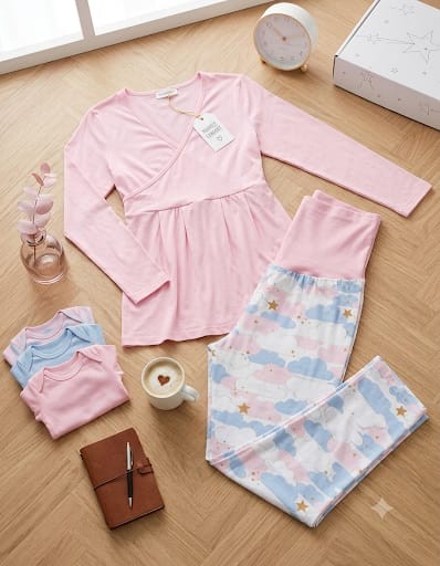 PIJAMA MANGA LONGA ADULTO GESTANTE 76195 PINGO LELE