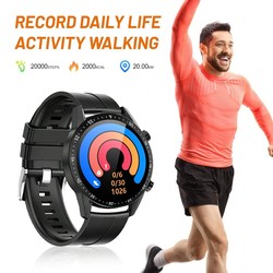 1 peça Relógio Inteligente Esportivo Touch Screen Completo de 1,53 polegadas para Homens e Mulheres, com funções de Chamada/Atendimento, Podômetro, Controle de Calorias, Múltiplos Modos Esportivos, Alarme, Alerta de Notificação, Compatível com Android e i