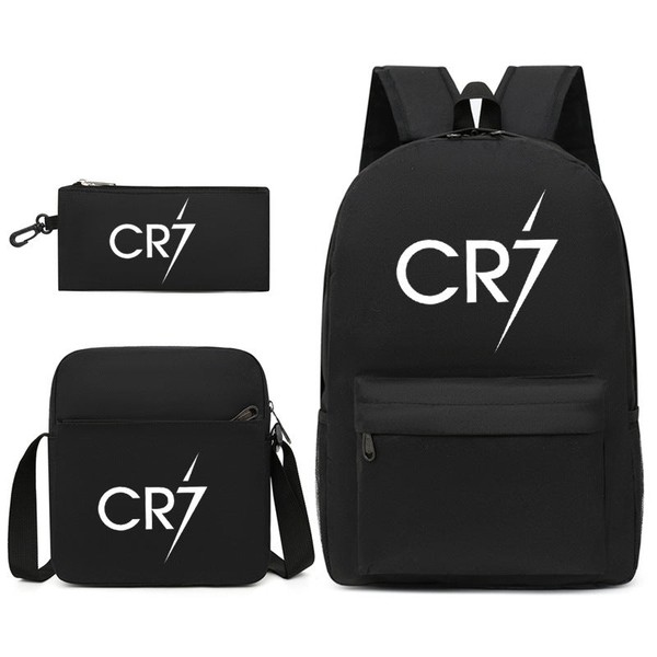 Mochila + Estojo + Lancheira Cristiano Ronaldo