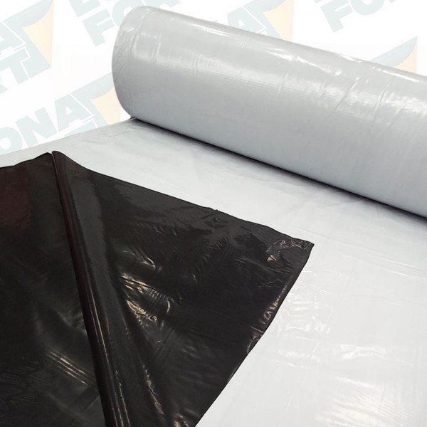 Lona Dupla Face Preta E Branca 6x10m 200 micras ENVIO IMEDIATO