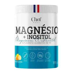 MAGNESIO INOSITOL - COM GLICINA, MELATONINA E TRIPTOFANO - 300G - CHEF WHEY