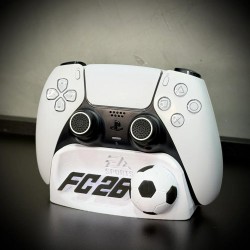 Suporte Premium Para Controle Dualsense Ps5 FC 25 (fifa 26) de luxo pintado a mão Pronta Entrega+ Chaveiro de brinde