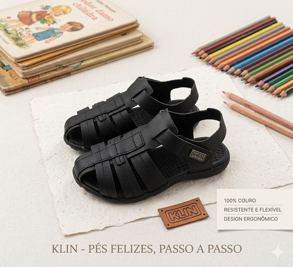 SANDALIA URBAN PRETO KLIN - 129141
