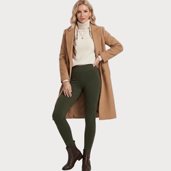 Calça Legging Feminina Peluciada Térmica Cintura Alta – Forro Grosso Inverno
