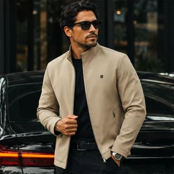 Jaqueta Masculina Soberano com Interior Forrado a Prova D’Água e Bolsos Internos +BRINDES: Relógio, Cinto e Carteira