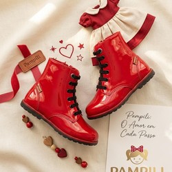 BOTA INFANTIL PAMPILI RUBI VERMELHO FLY SINT 141044 