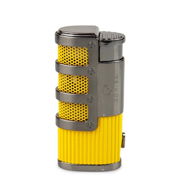 Isqueiro Maçarico Cohiba 938 - Amarelo (3 Chamas)