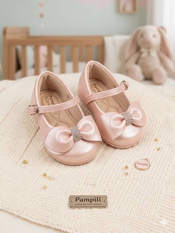 SAPATO PAMPILI ANGEL ROSA BALE 4941 