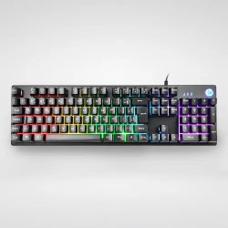 Teclado Gamer HP K500F USB RGB Preto