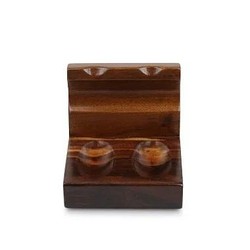 Porta 2 Cachimbos em Madeira