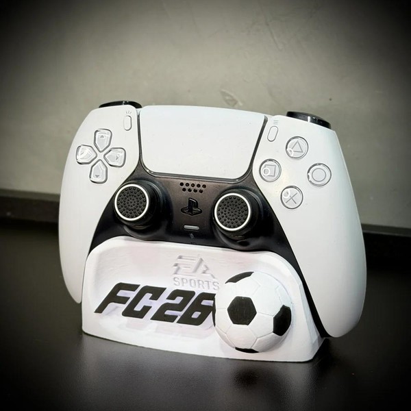 Suporte Premium Para Controle Dualsense Ps5 FC 25 (fifa 26) de luxo pintado a mão Pronta Entrega+ Chaveiro de brinde