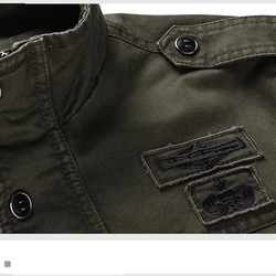 Jaqueta Militar Masculina Plus Size M-6XL - Algodão e Poliéster