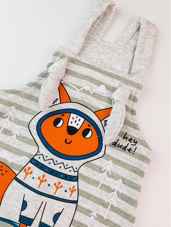 JARDINEIRA  INFANTIL MOLETOM PELUCIADO 2 Pcs