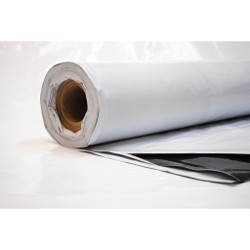 Lona Dupla Face Preta E Branca 200 micras 10x5m Para Silagem