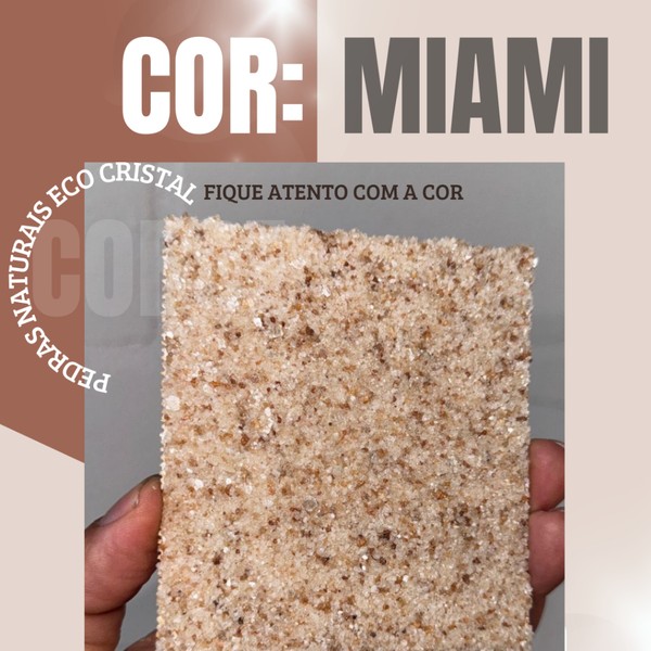 Pedras Naturais cor Miami 4kg