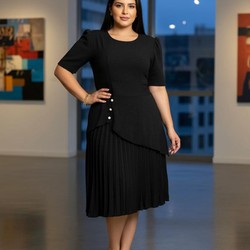 Vestido Plissado Giovanna