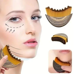 Kit com 2 Escovas Faciais para Drenagem Linfática e Skincare