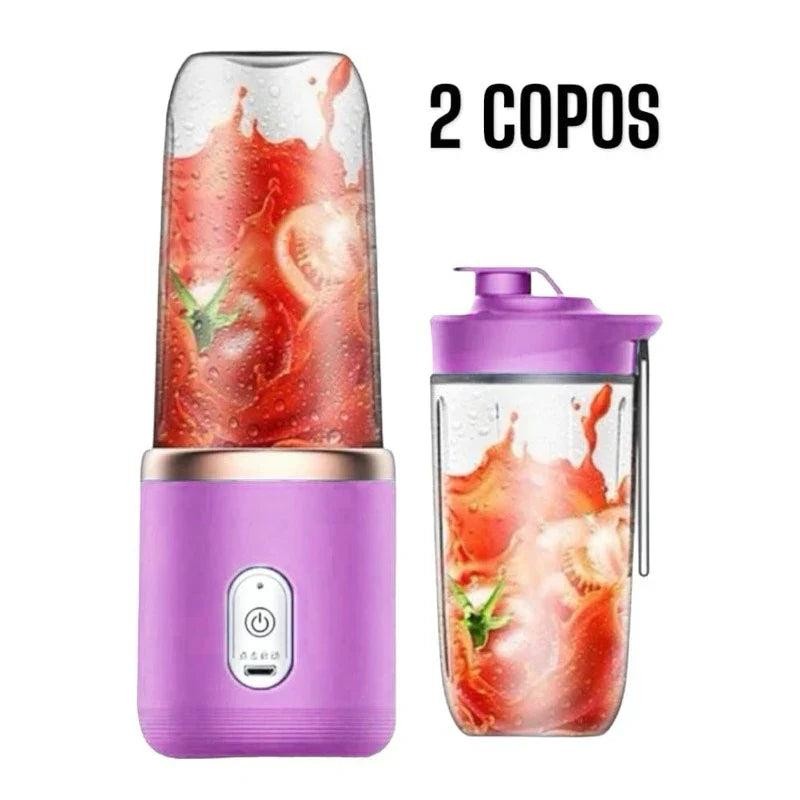 Mini Liquidificador Portátil prático e fácil de usar  - 400ml com 6 Lâminas 19% OFF — foto 14