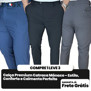 [COMPRE 1 E LEVE 3] – Calças Alfaiataria com Elastano – Mobilidade e Sofisticação em Dobro