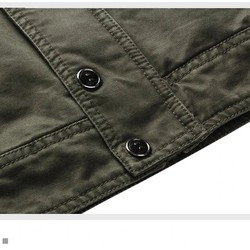 Jaqueta Militar Masculina Plus Size M-6XL - Algodão e Poliéster