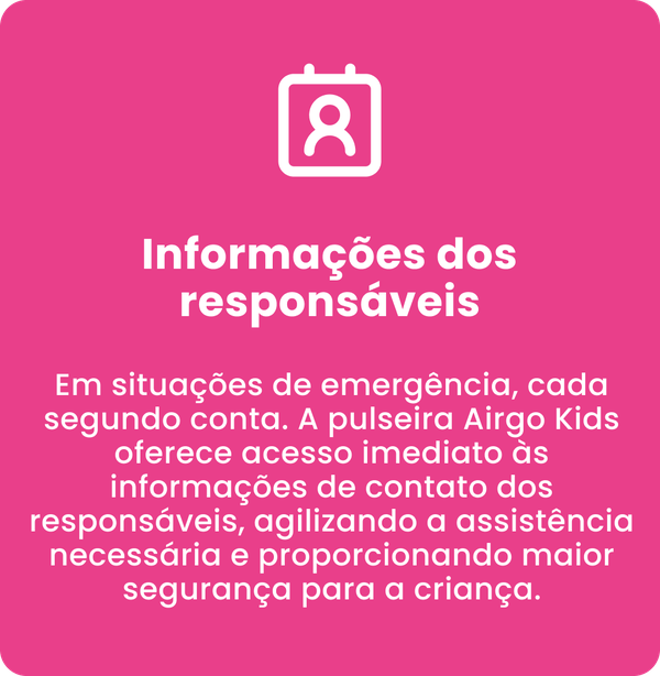 Pulseira de Identificação OKERX Kids - Segurança para Crianças