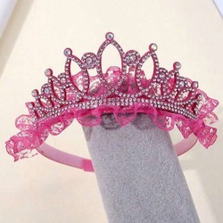Tiara Coroa Tecido - Princesa