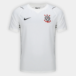 Camisa Corinthians I 26/27 s/n Torcedor Nike Masculina - Branco+Preto