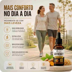 Articuly - Retome sua rotina com mais mobilidade, conforto e leveza - Oferta com 3 frascos