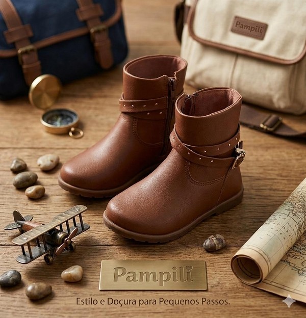 BOTA INFANTIL PAMPILI RUBI PINHAO SINT 141043 