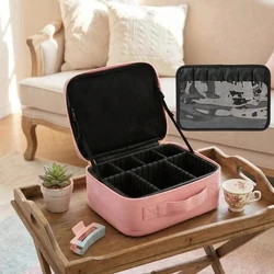 Necessaire Perfeita Para Viagem Com Espelho e Iluminação