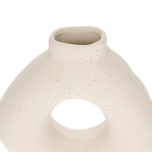 Vaso Decorativo em Cerâmica Vazado 28,5cm