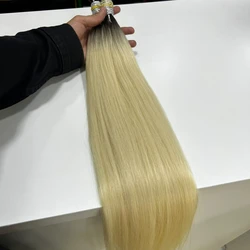 Cabelo Vietnamita Loiro Raiz Escura 75cm - 100gr