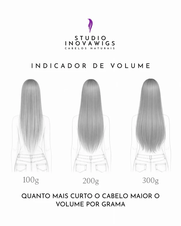 Cabelo Vietnamita Iluminado 65cm Liso Selado | 100gr