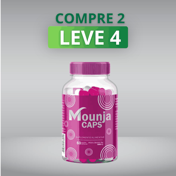 Mounja Caps - 10% de Desconto no Pix + Frete Grátis