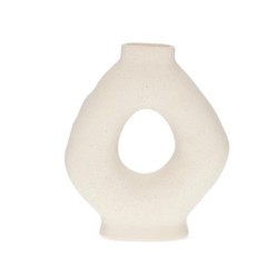 Vaso Decorativo em Cerâmica Vazado 20cm