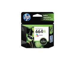Cartucho HP 664XL Colorido F6V30AB