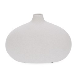 Vaso Decorativo em Cerâmica Cinza 26cm