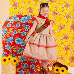 Vestido Junino - Maria Bonita Cangaceira 