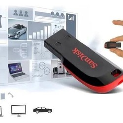 Pen Drive Sandisk Cruze R Blade 64GB USB 2.0 Preto - SDCZ50-064G-B35